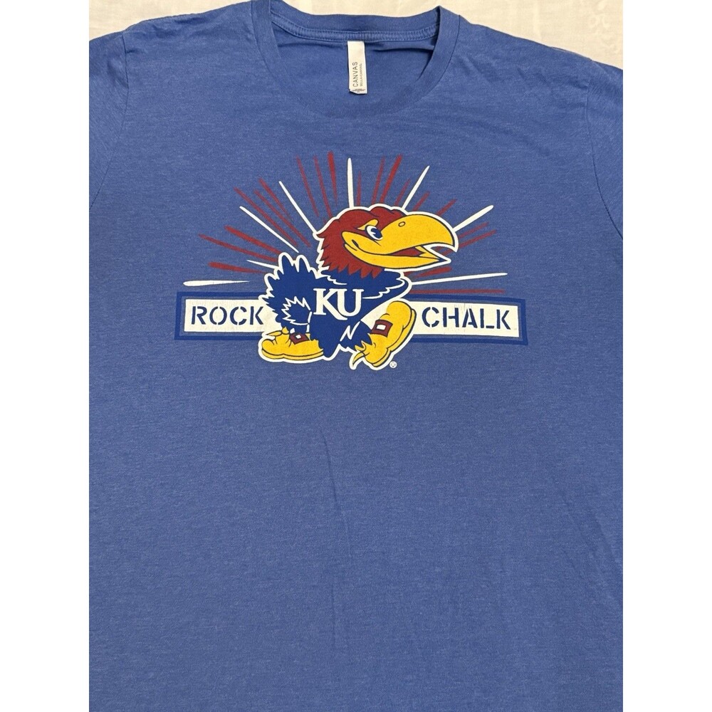 Kansas University Rock Chalk Jawhawks  T-shirt, Mens Size XL, NWOT